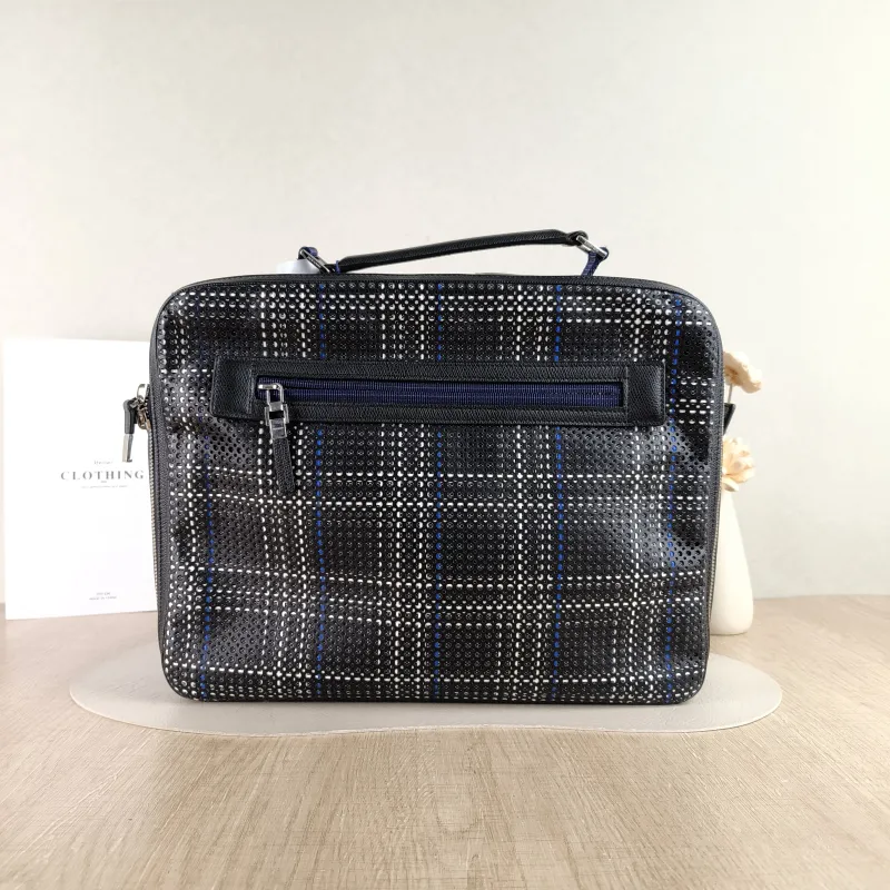 DIOR Top Handle Bag Top Handle Bag Black Calfskin 35 × 9 × 27.5 cm