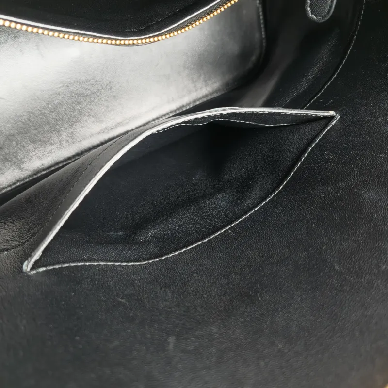 BALENCIAGA Top Handle Bag Ville Dome Bag Black Calfskin Medium 36 × 13 × 29 cm — detail view 1 of 12