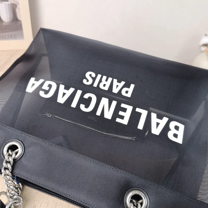 BALENCIAGA Top Handle Bag Tote Bag Black One Size 34.5 × 14 × 27 cm — detail view 13 of 15