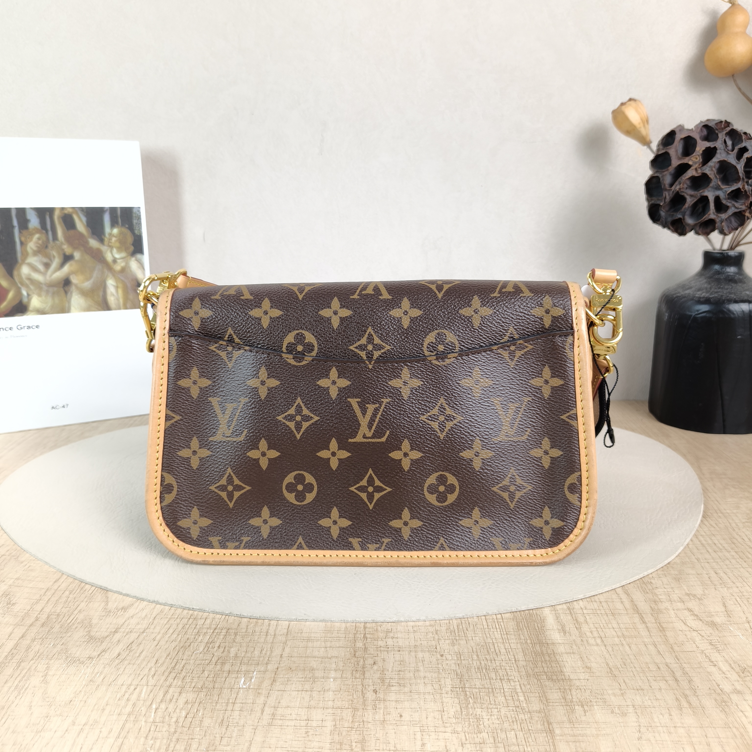 Louis Vuitton Crossbody Bag Diane Baguette Bag Shoulder Strap PVC Small24 × 9 × 15 cm — cover view 4 of 5