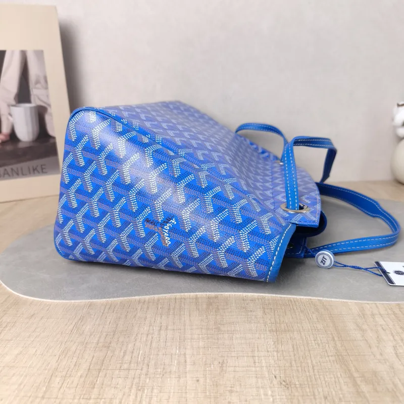 GOYARD Shoulder Bag Rouette Shoulder Bag Blue PVC Small 31 × 14 × 23 cm — detail view 7 of 12