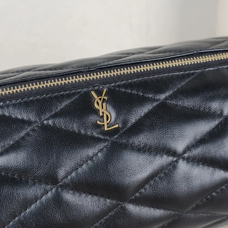 SAINT LAURENT Shoulder Bag Sade Black Lambskin Small24 × 12 × 12 cm — detail view 5 of 11