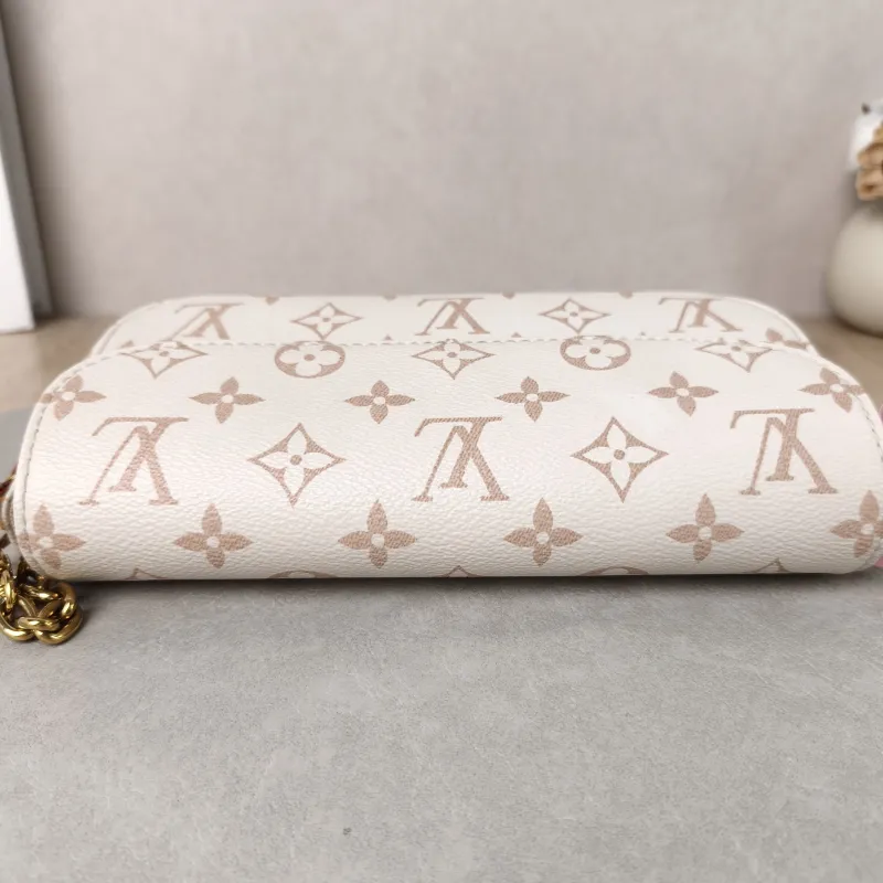 Louis Vuitton Crossbody Bag IVY · Beige PVC Small 23.5 × 4.3 × 12 cm Conditioned — detail view 6 of 11
