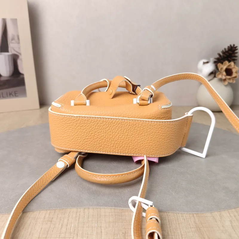 DELVAUX Top Handle Bag Cool Box Box Shoulder Bag Calfskin nano 16.5 × 7.5 × 10.5 cm — detail view 10 of 13