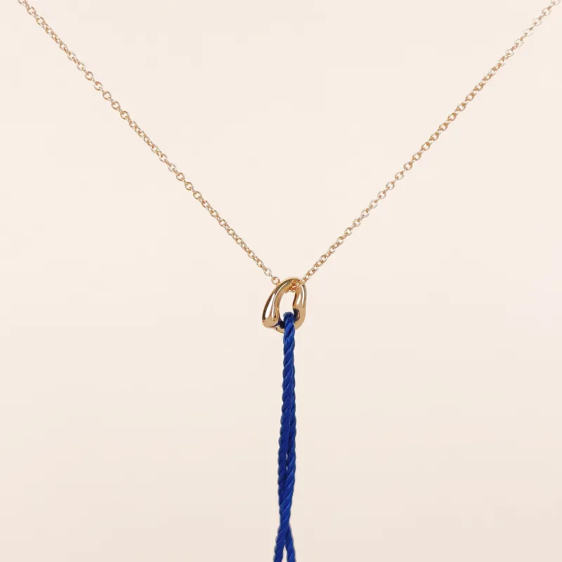 Tiffany&Co. Necklace Elsa Peretti Collection Open Heart Necklace Rose Gold 18KR ose Gold One Size41cm