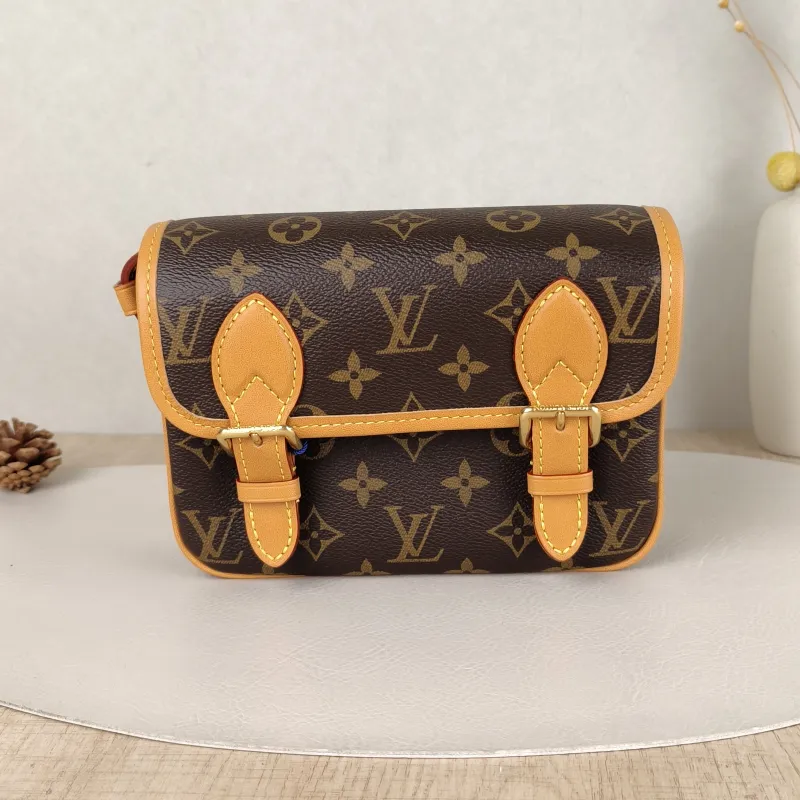 Louis Vuitton Crossbody Bag Satchel Messenger Bag Monogram PV Cmini19.5 × 6 × 15 cm