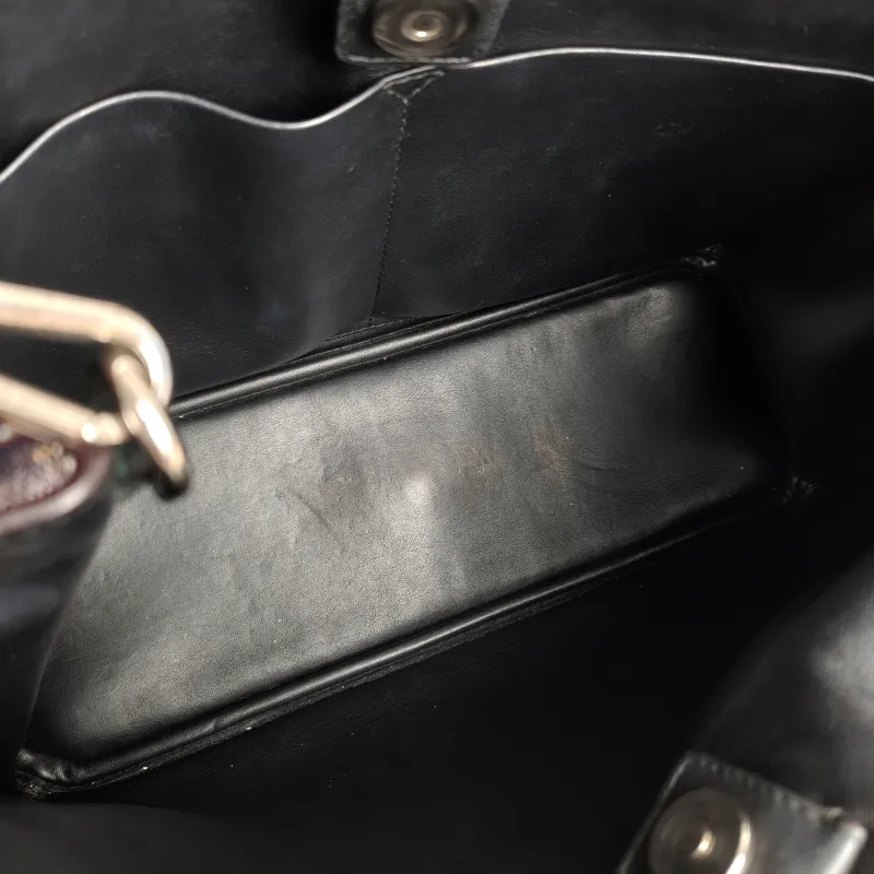 DIOR Top Handle Bag issimo Tote Bag Navy Calfskin · Medium 32 × 11 × 23 cm — detail view 9 of 10