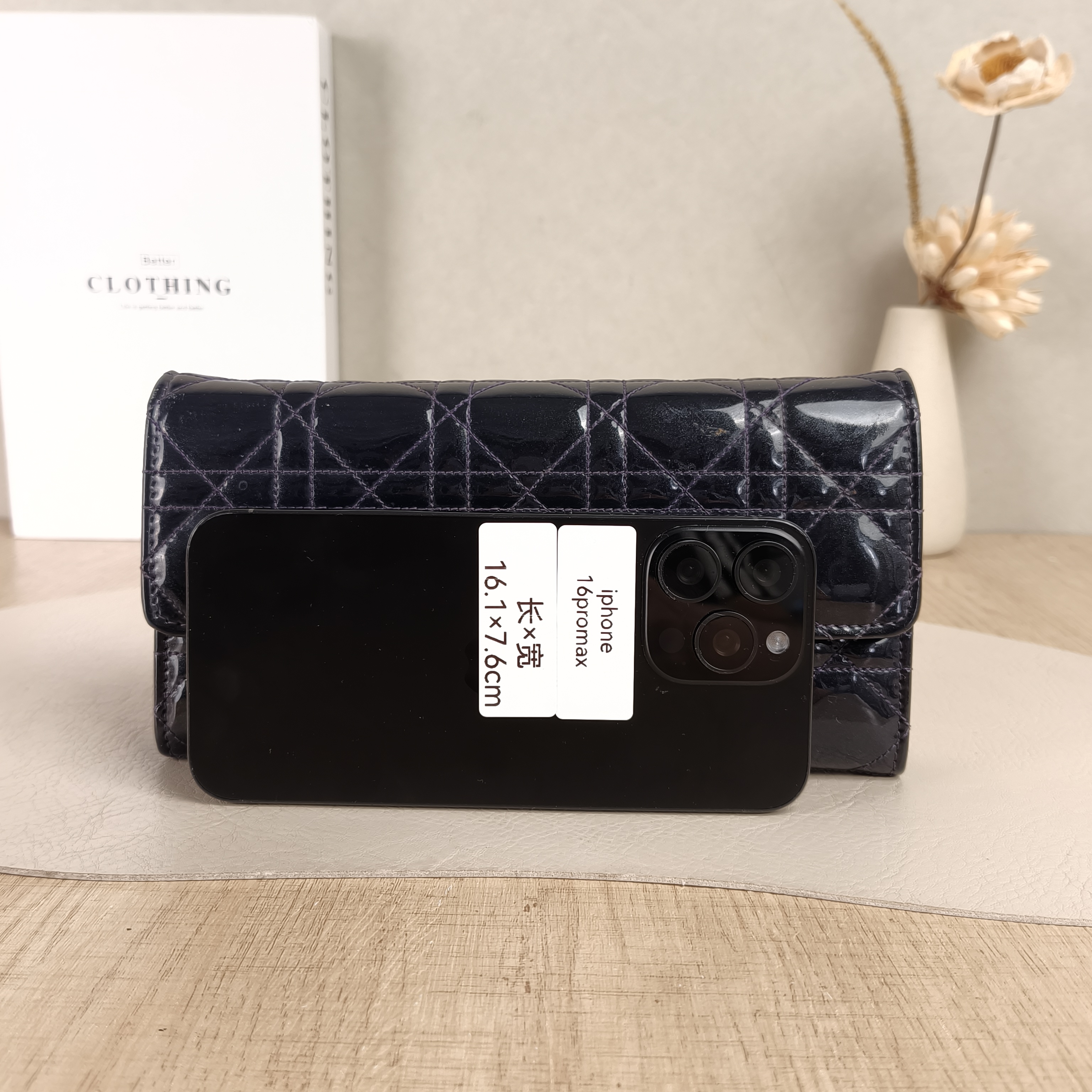 DIOR Shoulder Bag Miss Crossbody Bag Black Patent Leather One Size21 × 2.5 × 11.5 cm — cover view 3 of 5
