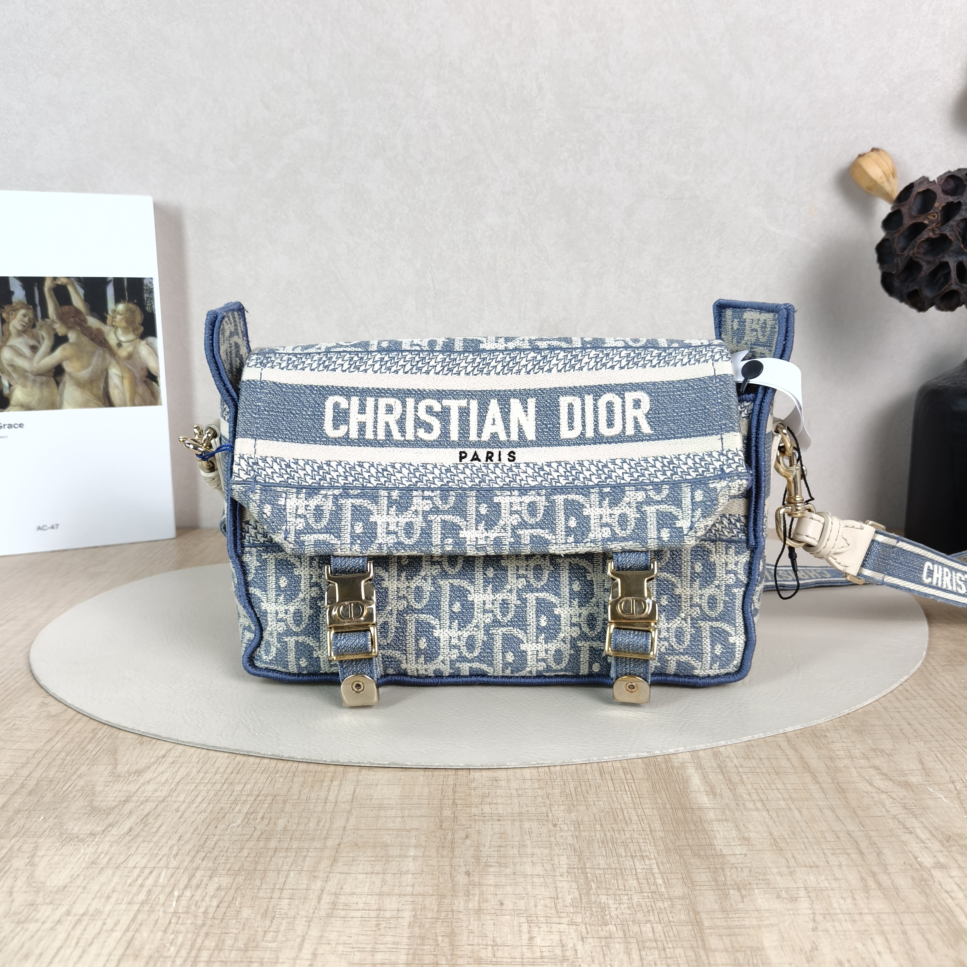 DIOR Crossbody Bag camp Messenger Bag Canvas Small23 × 8 × 15 cm