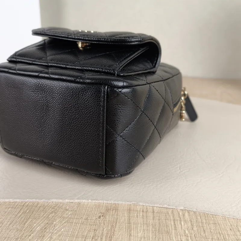 Chanel Backpack mini Backpack Collection Black Grained Calfskin One Size 13 × 9 × 18 cm — detail view 12 of 12