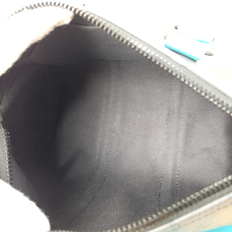 Louis Vuitton Crossbody Bag Keepall 25 Black · Blue PVC Medium 25 × 11 × 15 cm — detail view 1 of 13