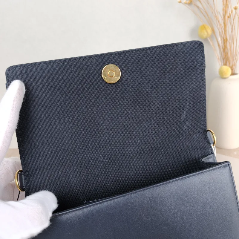 DIOR Crossbody Bag 30Montaigne Cigale Top Handle Crossbody Bag Blue Canvas One Size 20.5 × 5 × 11 cm — detail view 14 of 14