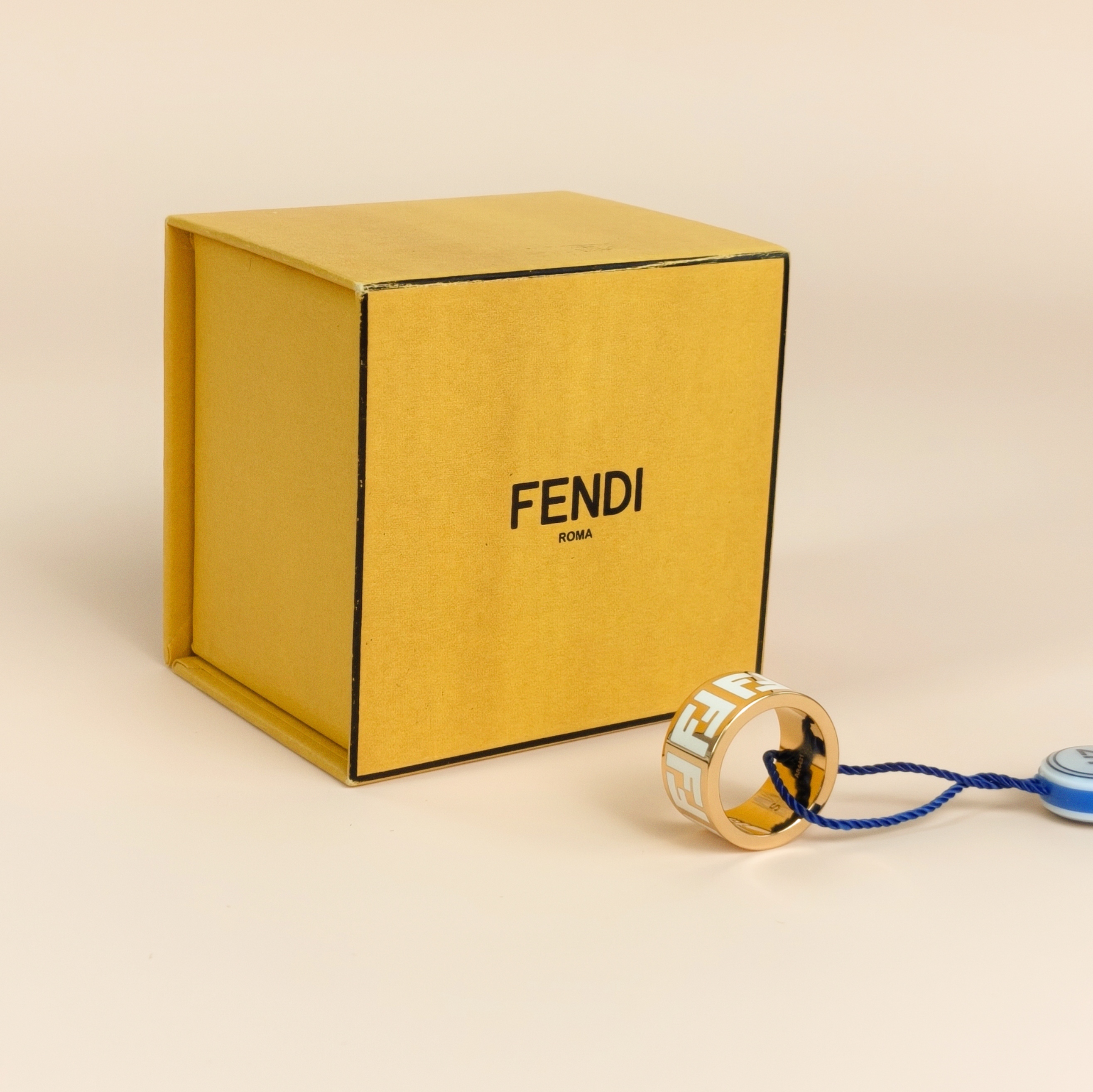 FENDI Ring FF Ring White Gold S 50-51 — cover view 4 of 8