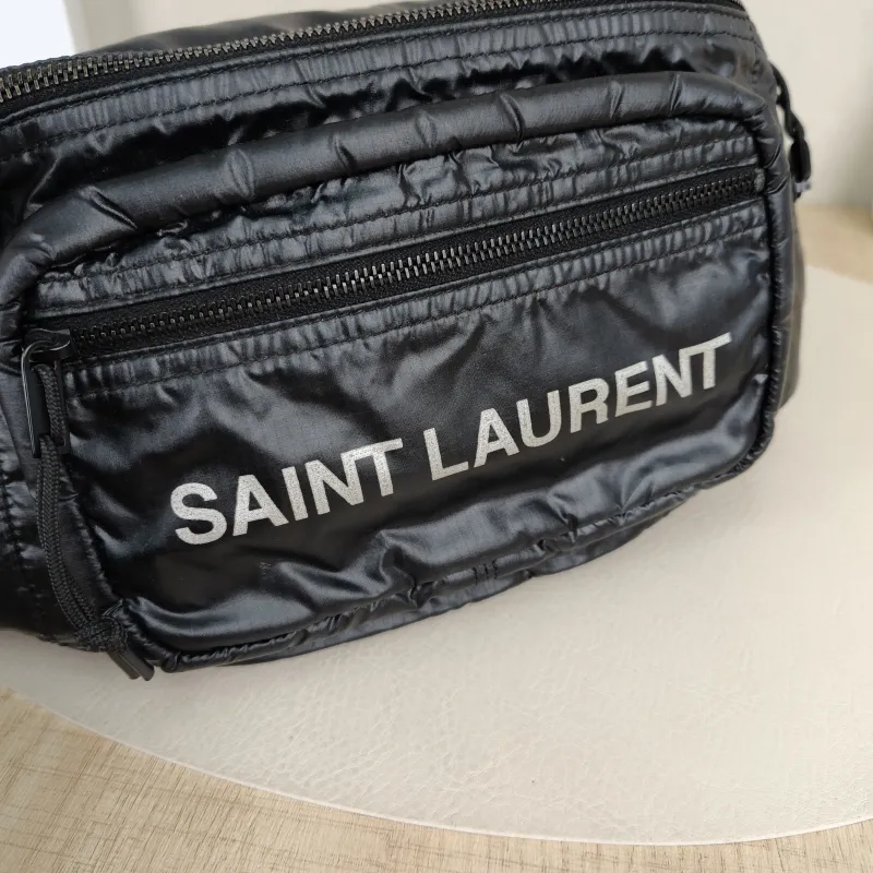 SAINT LAURENT Belt Bag NUXX Black Nylon One Size25 × 9 × 17 cm — detail view 3 of 9