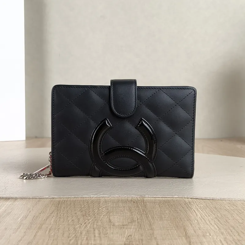 Chanel Wallet Wallet Black CC alfskin Edition 15 × 2 × 10 cm 21