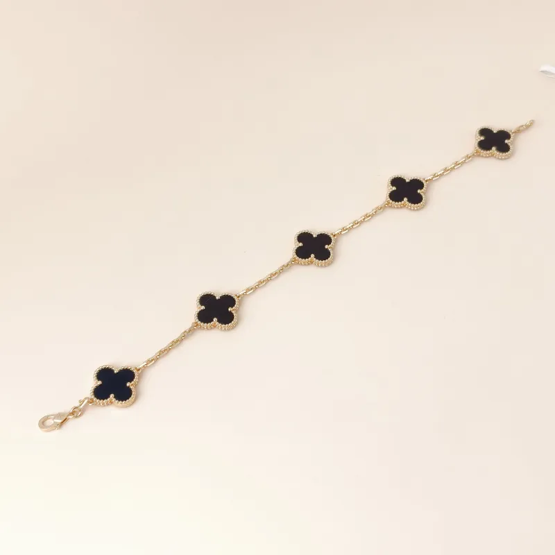 Van Cleef & Arpels Bracelet Alhambra Alhambra Collection Five-Motif Bracelet 18KY ellow Gold Vintage Small 19cm โ cover view 4 of 11