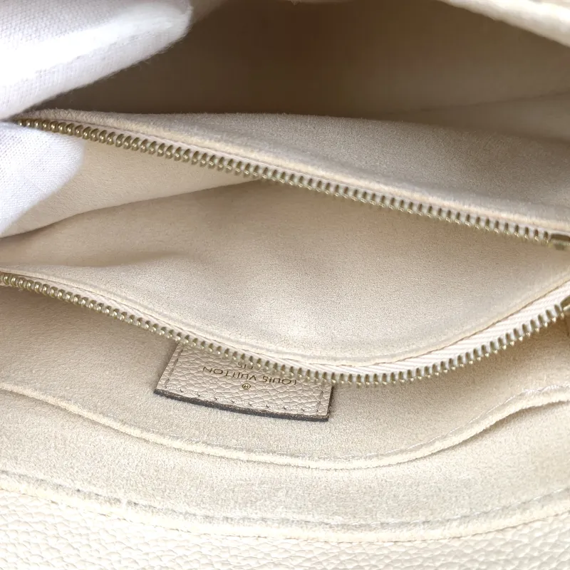 Louis Vuitton Crossbody Bag MADELEINE White Monogram Empreinte Embossed Calfskin BB 24 × 8.5 × 17 cm — detail view 11 of 14