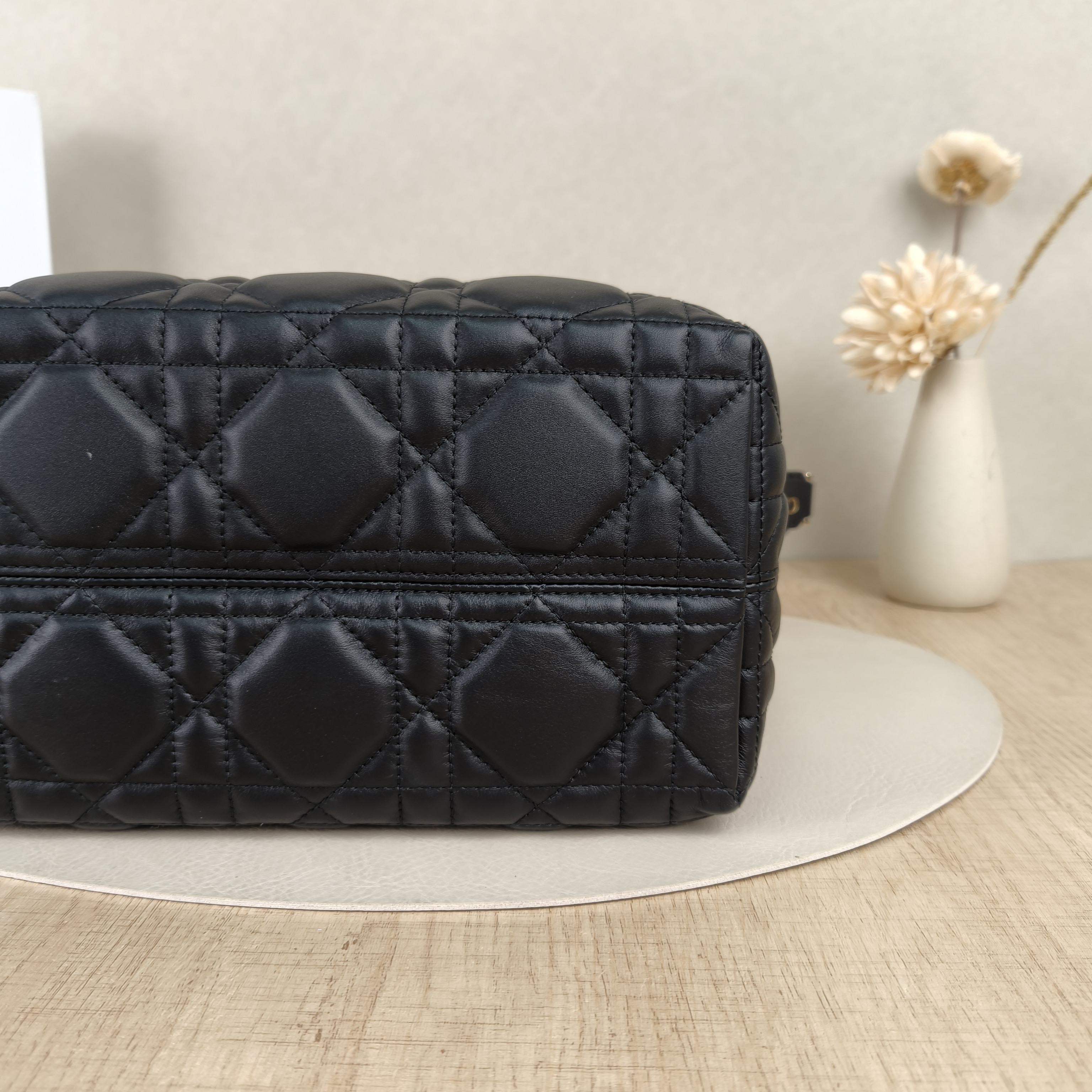 DIOR Top Handle Bag TOUJOURS Black Calfskin23 × 12 × 15.5 cm — cover view 5 of 8