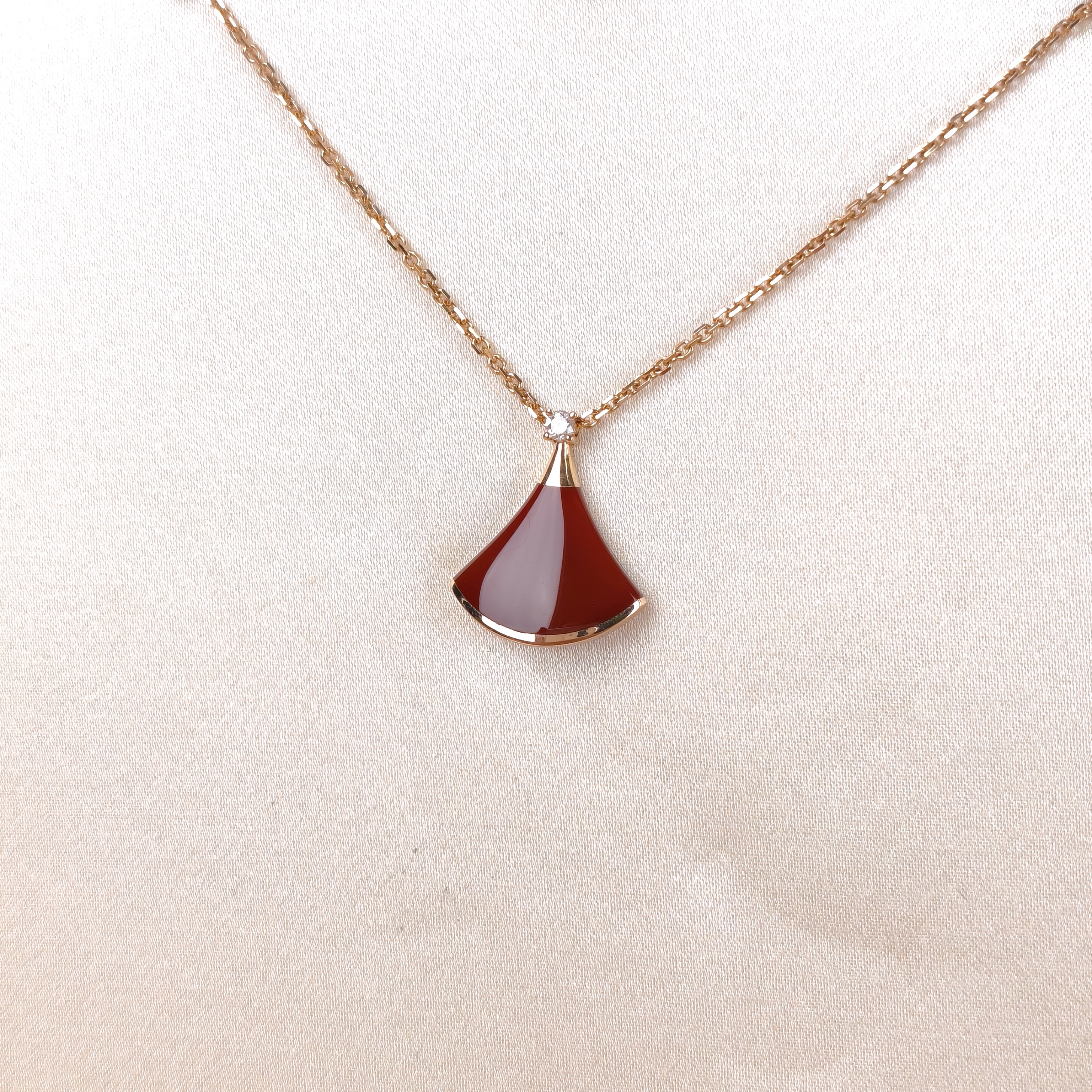 Bvlgari Necklace DIVAS’ DREAM Collection Rose Gold Diamond18KR ose Gold One Size1.5*41-43 — cover view 9 of 11