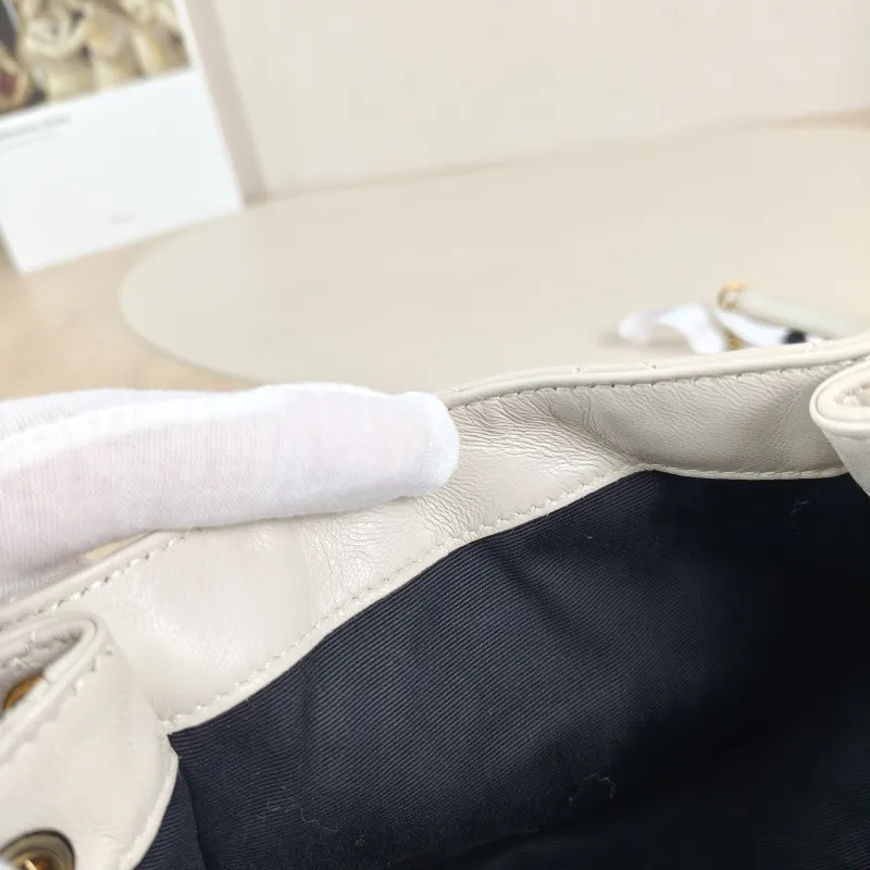 SAINT LAURENT Crossbody Bag NOLITA White SL ambskinmini18 × 6 × 13 cm — detail view 1 of 12