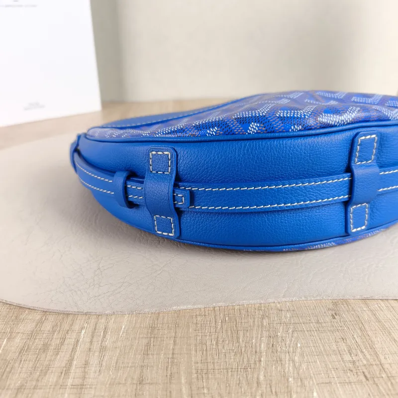 GOYARD Crossbody Bag Hirondelle Blue PVC One Size 25 × 6 × 17 cm — detail view 7 of 10