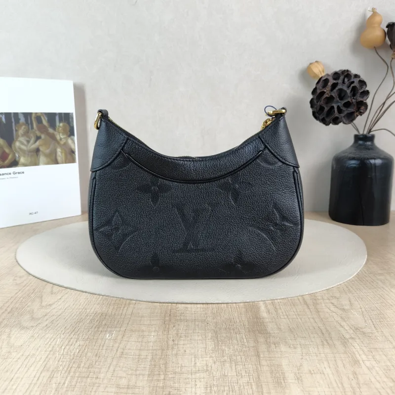 Louis Vuitton Shoulder Bag Bagatelle Black Empreinte Embossed Calfskin Small24 × 7 × 18 cm — cover view 3 of 5