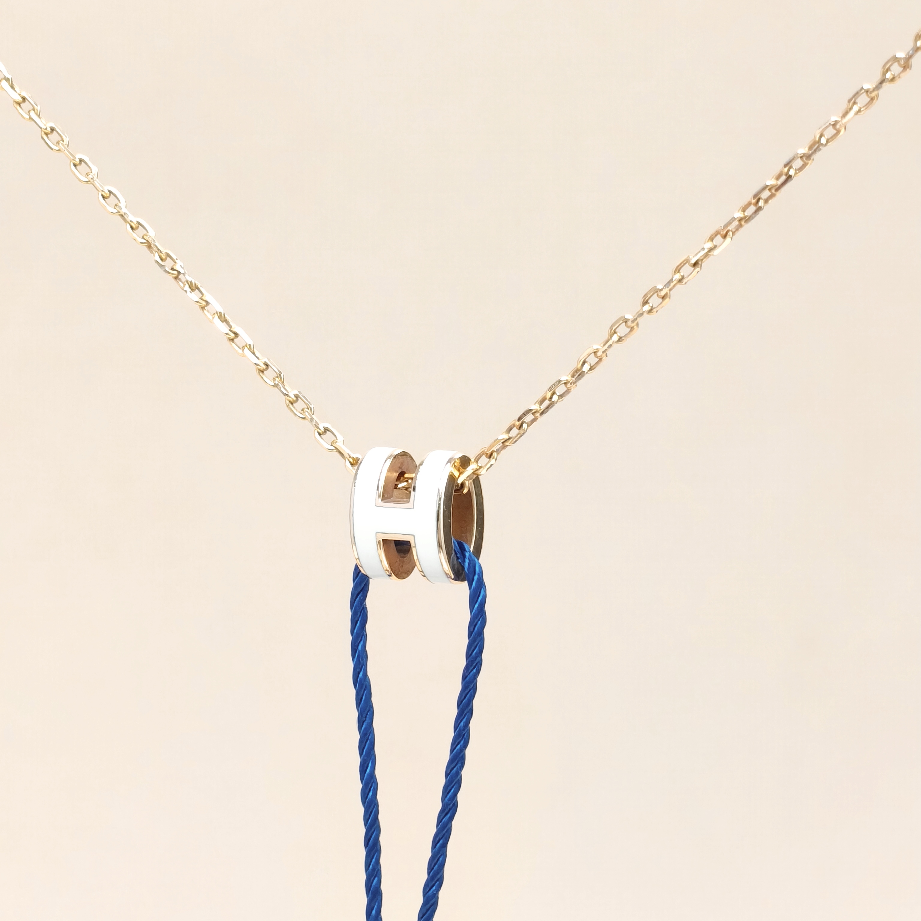 Hermès Necklace Pop HN ecklace White Gold mini38cm — cover view 3 of 11