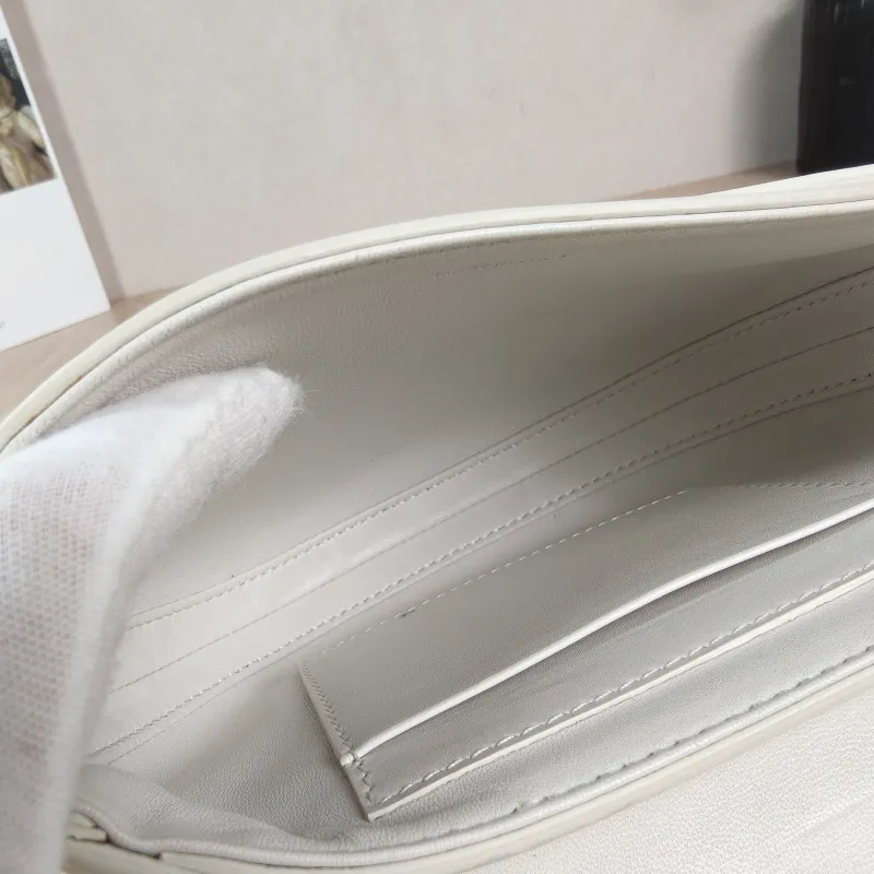 CELINE Crossbody Bag Besace 16 White Calfskin Small 19 × 6 × 17 cm — detail view 10 of 11