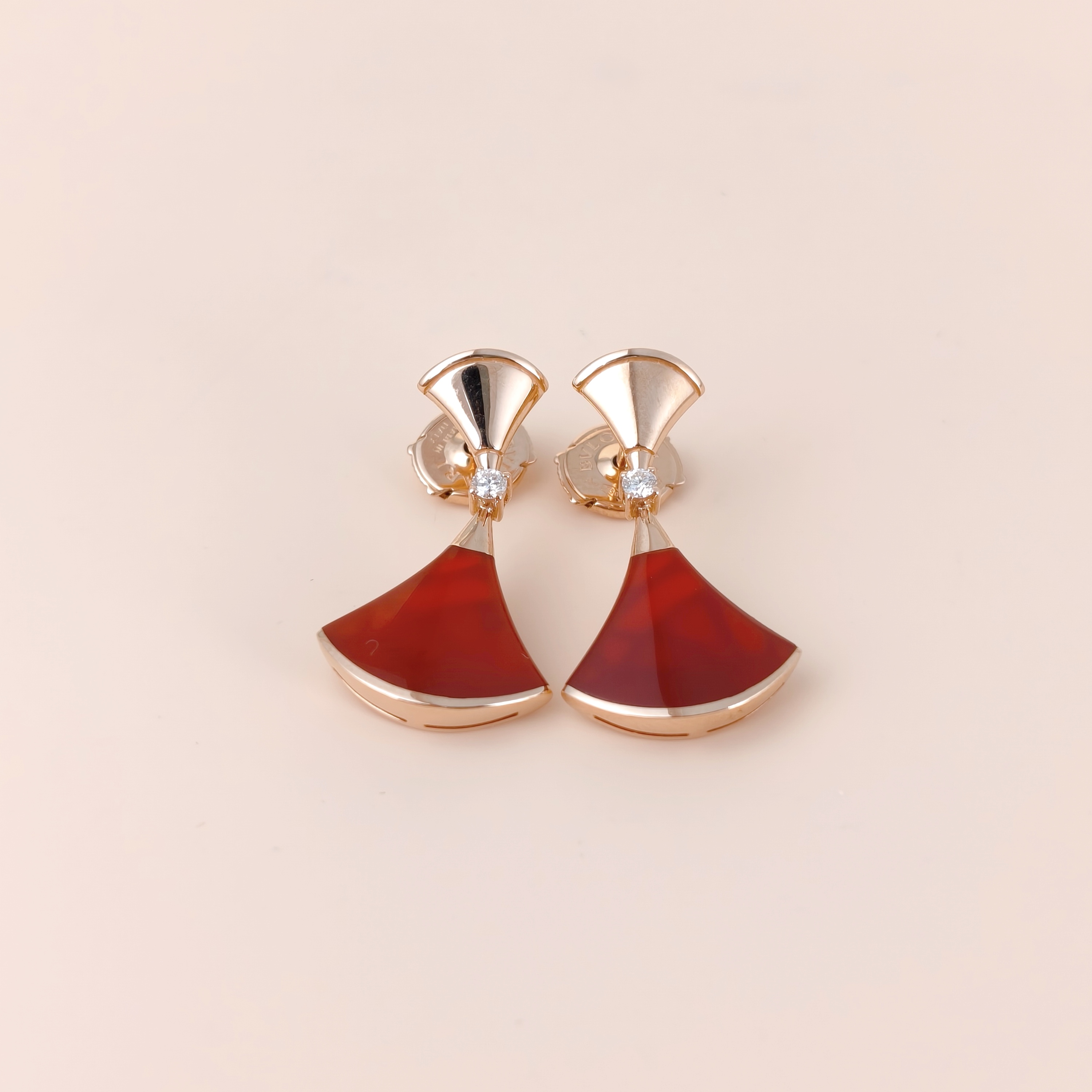 Bvlgari Earrings Divas' Dream Earrings Diamond18KR ose Gold One Size