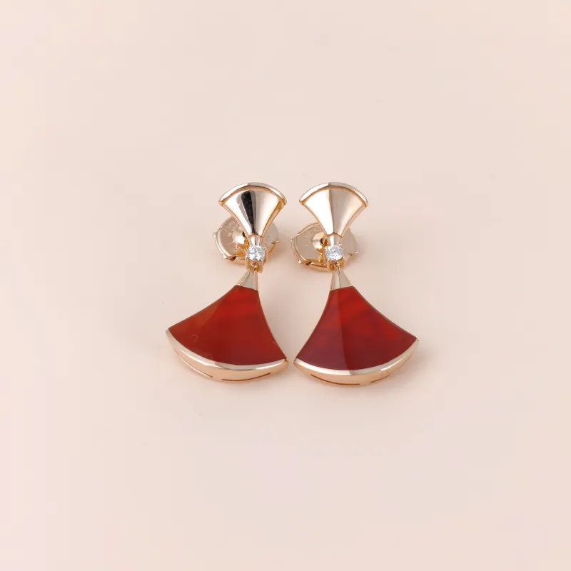 Bvlgari Earrings Divas' Dream Earrings Diamond18KR ose Gold One Size