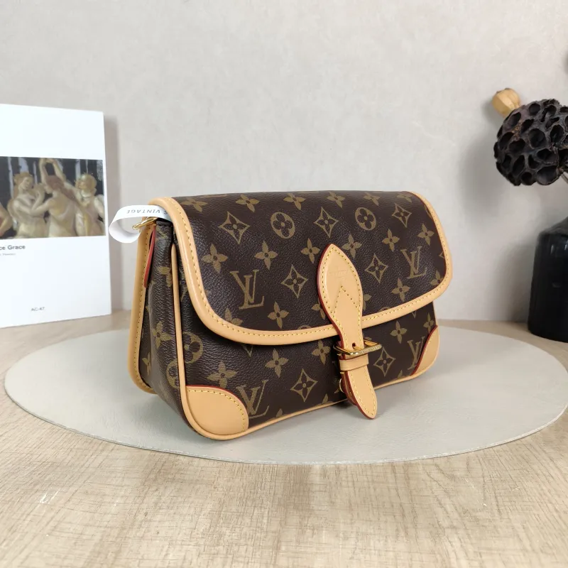 Louis Vuitton Crossbody Bag Diane Baguette Bag Shoulder Strap PVC Small 24 × 9 × 15 cm — cover view 6 of 6