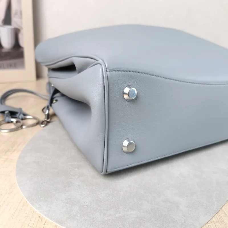 BALENCIAGA Crossbody Bag RODEO Blue Calfskin Medium 35 × 11 × 23.5 cm — detail view 1 of 14