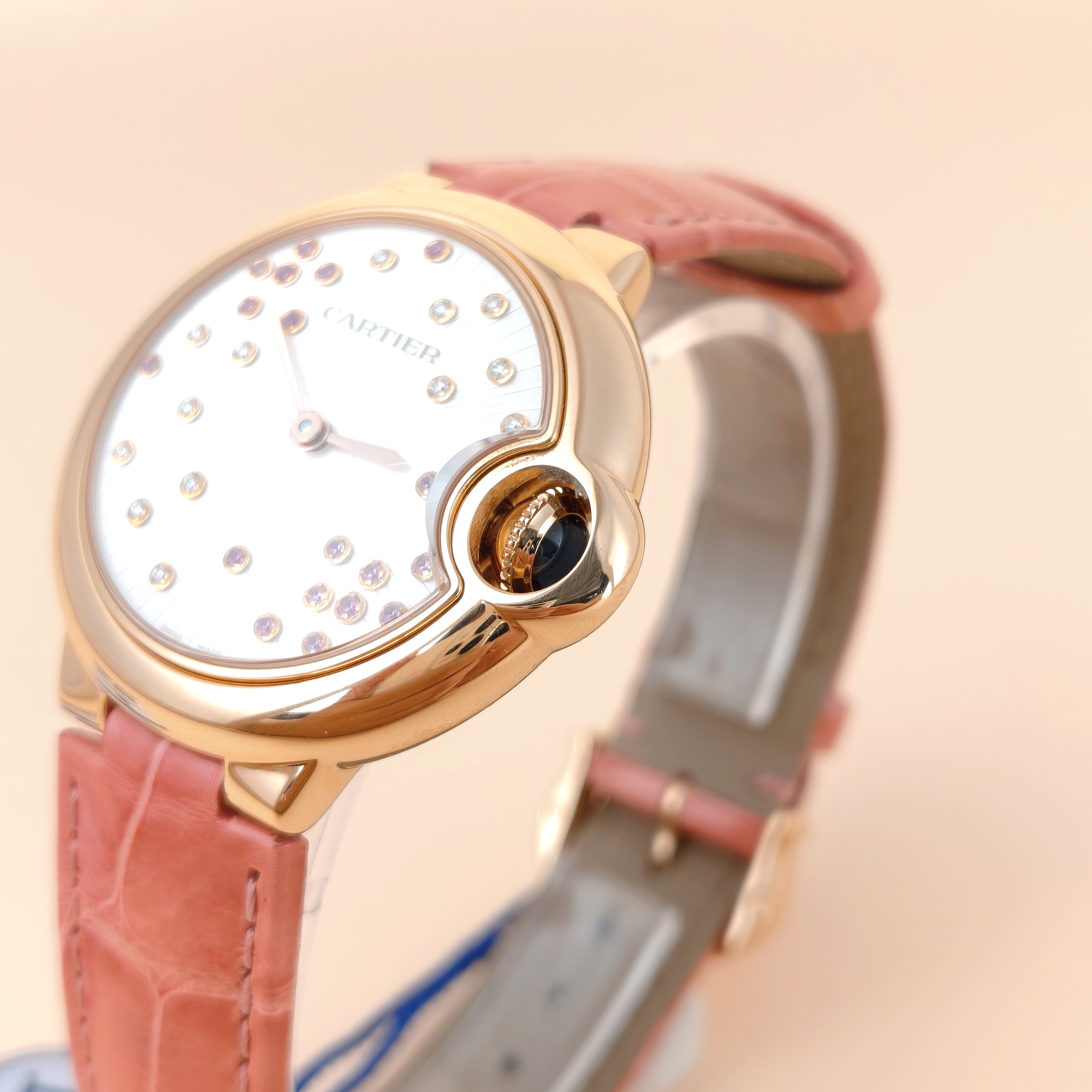 CARTIER Watch Ballon Bleu de Collection Watch White18KR ose Gold One Size33 — cover view 7 of 9