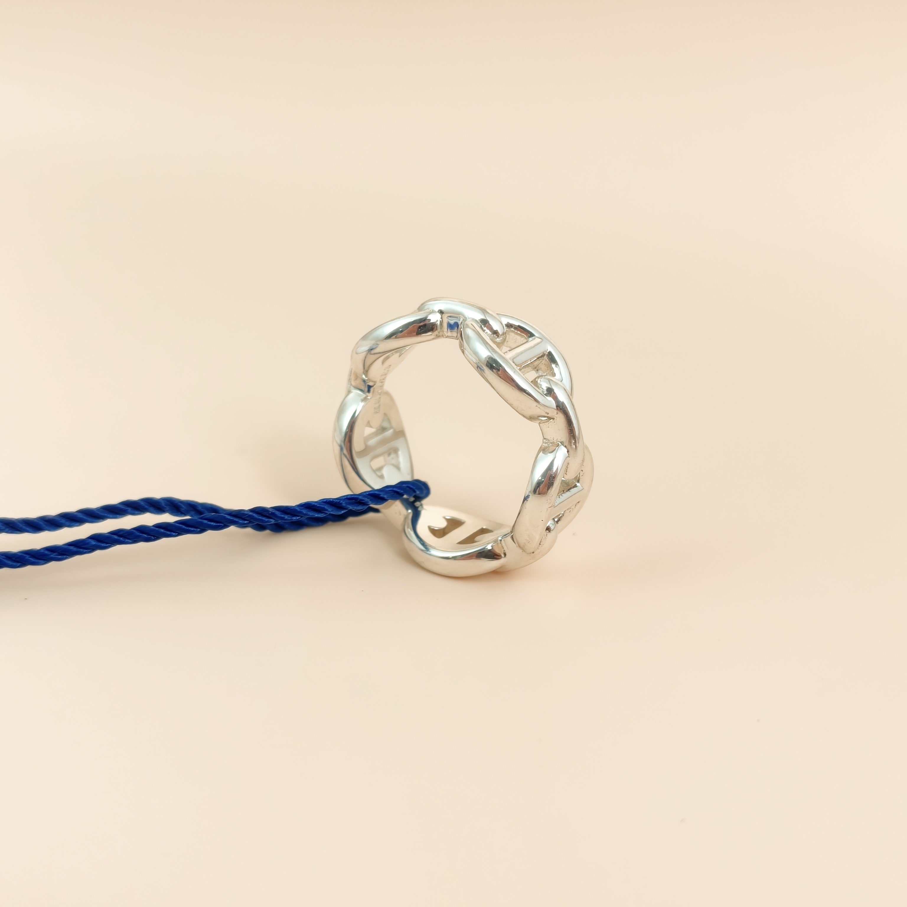 Hermès Ring Chaine d'Ancre Enchainee Ring Silver925 47 EU — cover view 2 of 7