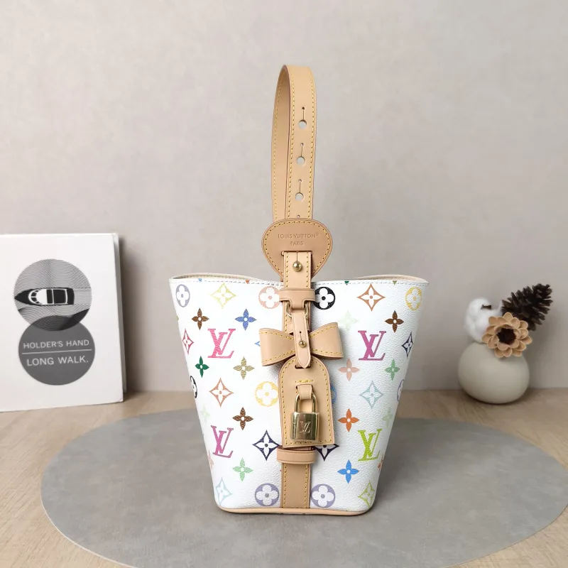 Louis Vuitton Top Handle Bag ALL IN BB Multicolore PVCBB16 × 12 × 18 cm