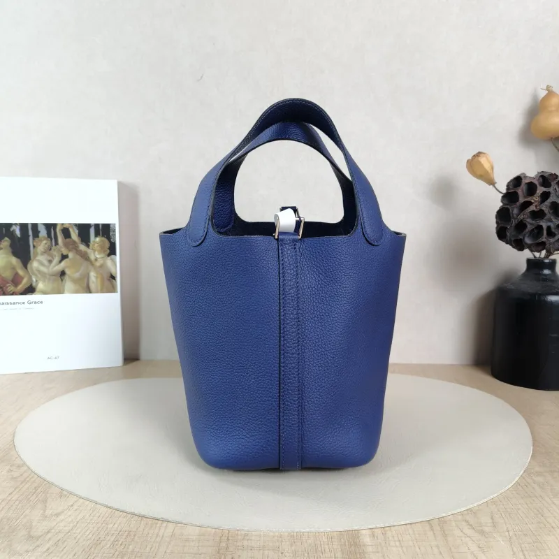 Hermès Top Handle Bag Picotin Lock 18 1873 Taurillon Clemence TC Calfskin Small18 × 13 × 18 cm