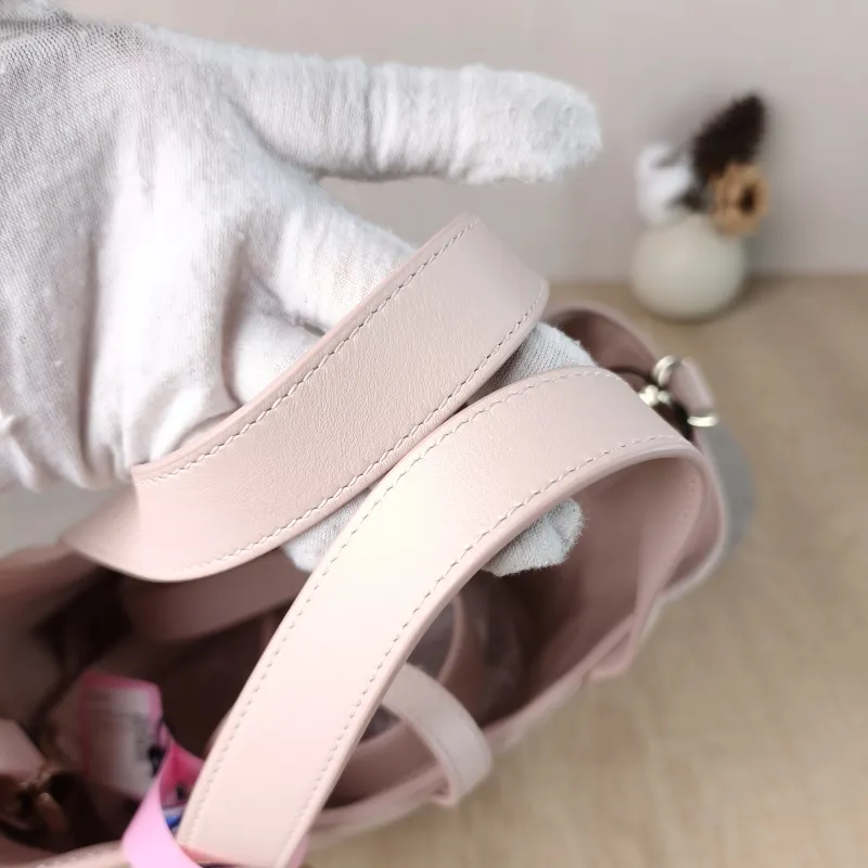 DIOR Top Handle Bag TOUJOURS Edition Pink Calfskin Small 18.5 × 12 × 18.5 cm — detail view 6 of 13