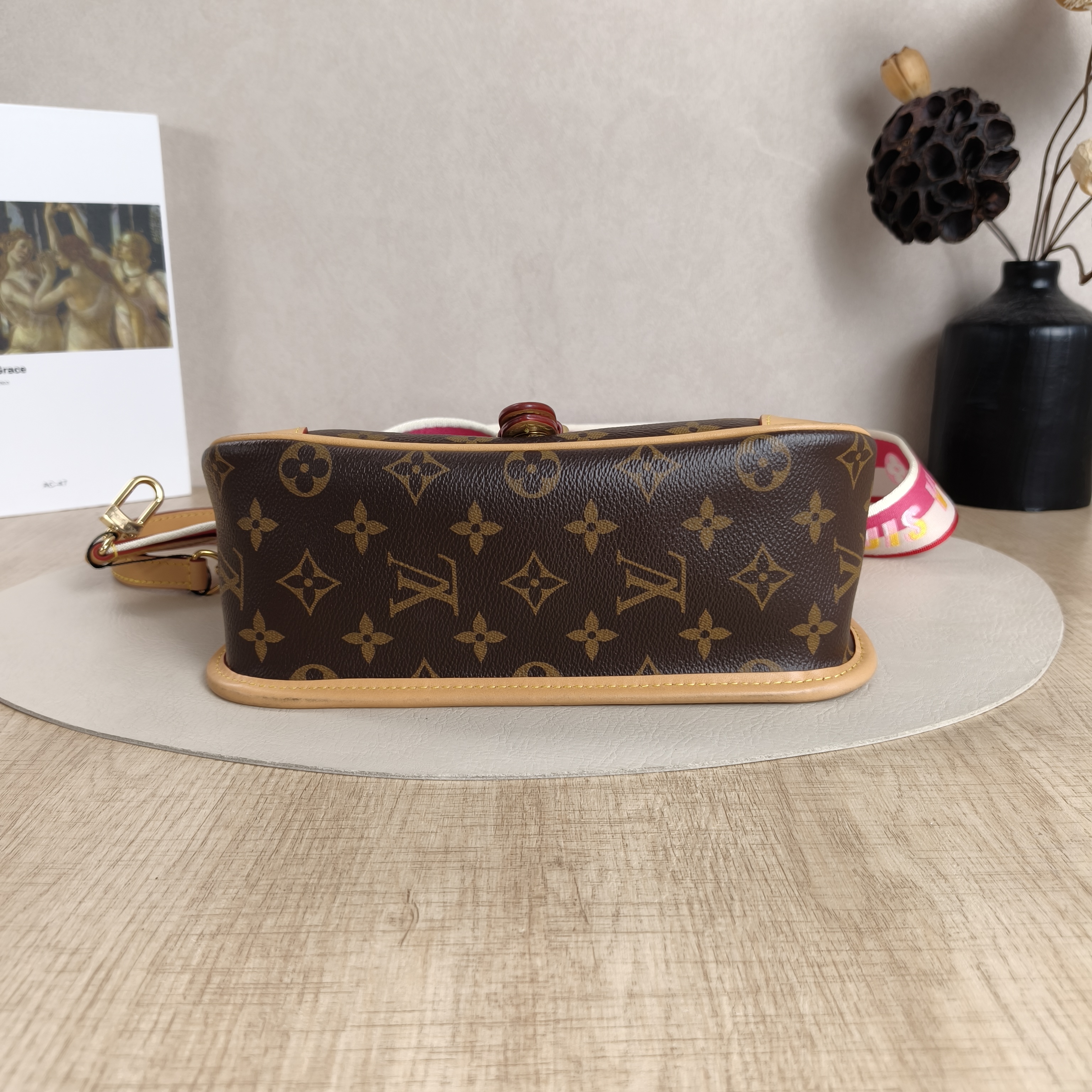 Louis Vuitton Crossbody Bag Diane Baguette Bag Shoulder Strap PVC Small24 × 9 × 15 cm — cover view 4 of 10