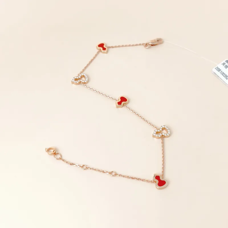 Qeelin Bracelet Wulu Collection Bracelet Diamond18KR ose Gold One Size 18cm โ cover view 2 of 9