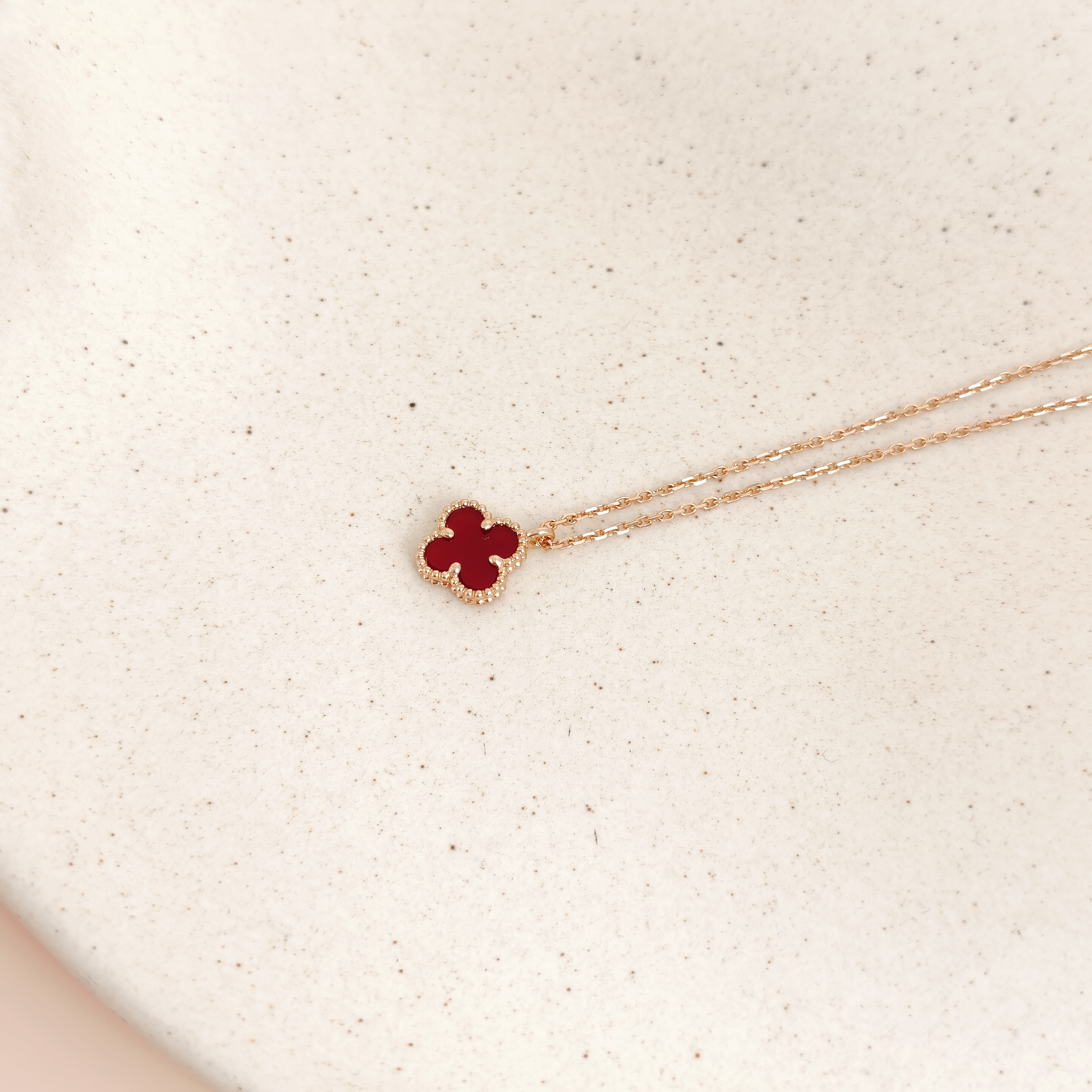Van Cleef & Arpels Necklace Alhambra 18KR ose Gold Sweet Mini40cm — cover view 6 of 8