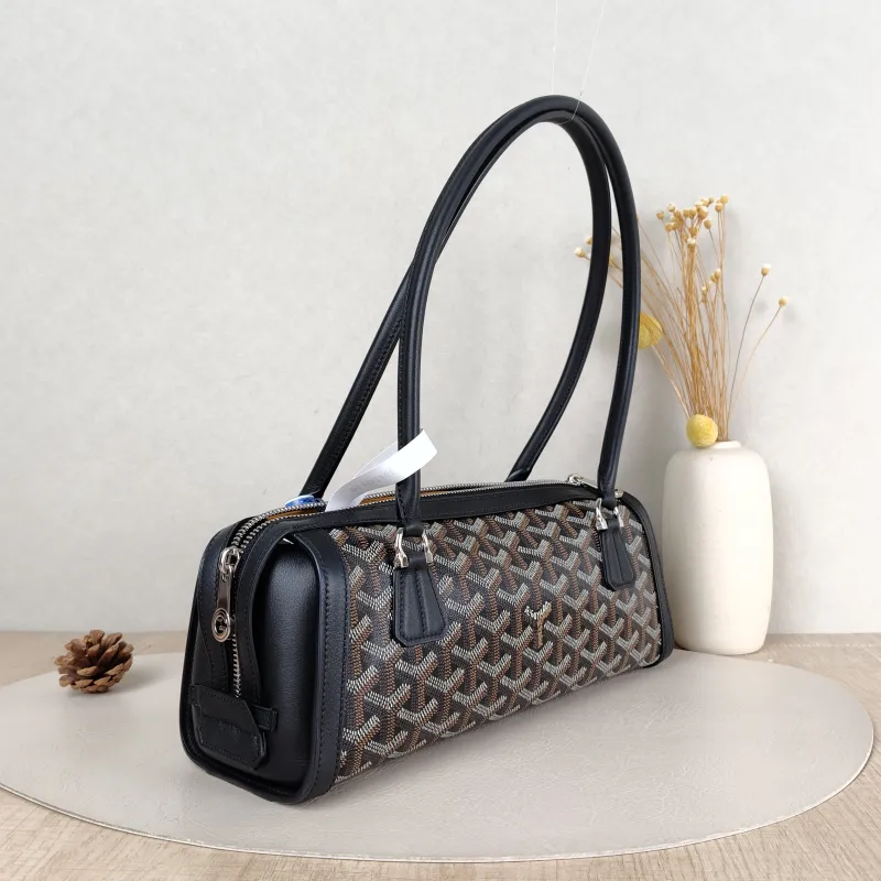 GOYARD Shoulder Bag bonbonniere Collection Black PVC One Size 30 × 10.5 × 12 cm — cover view 5 of 5