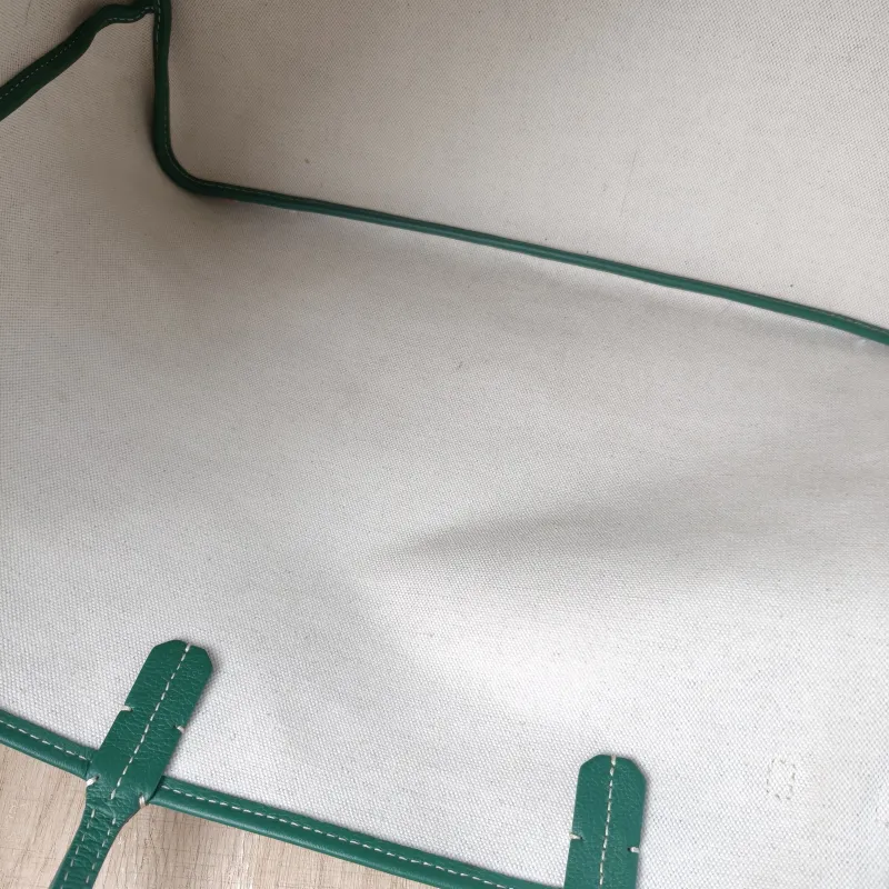 GOYARD Shoulder Bag Chien Gris Tote Bag Green PVC One Size 33.5 × 15 × 27 cm — detail view 10 of 13