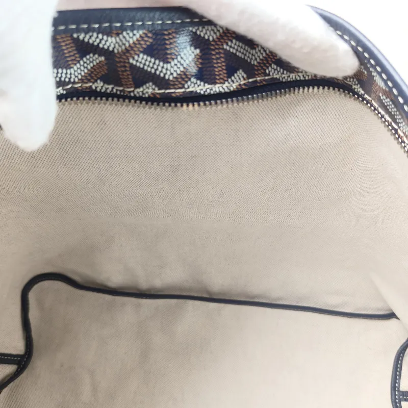 GOYARD Shoulder Bag Boheme Hobo​ Blue PVC Small 43 × 14 × 27 cm — detail view 12 of 12