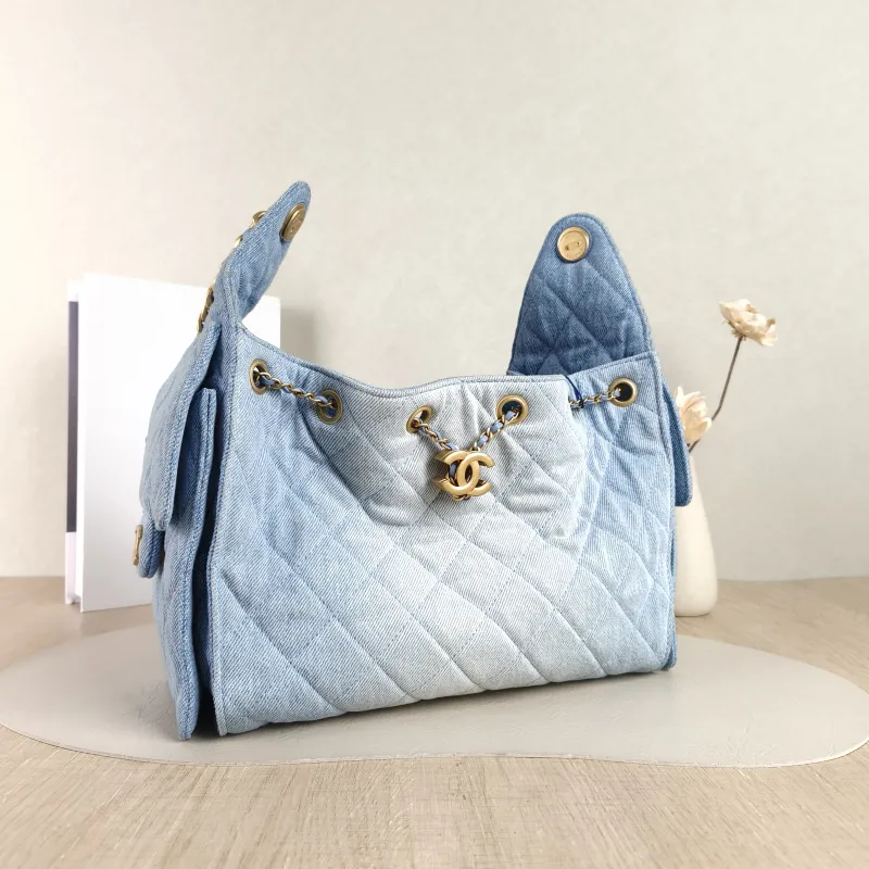 Chanel Shoulder Bag 25Bag Blue Small 26 × 14 × 30 cm — cover view 5 of 5