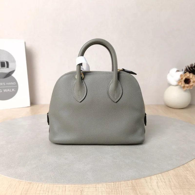 Hermès Crossbody Bag Bolide 1923 Top Handle Bag 0L Evercolor Calfskin Mini 18 × 8 × 15 cm W