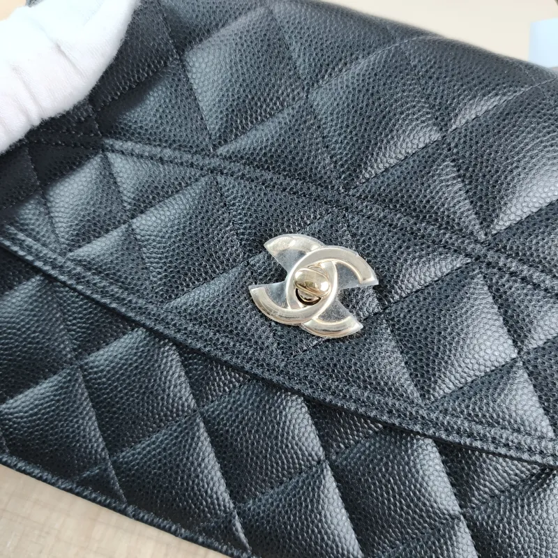 Chanel Backpack Backpack Black Grained Calfskin One Size18.2 × 5 × 14 cm — detail view 1 of 15