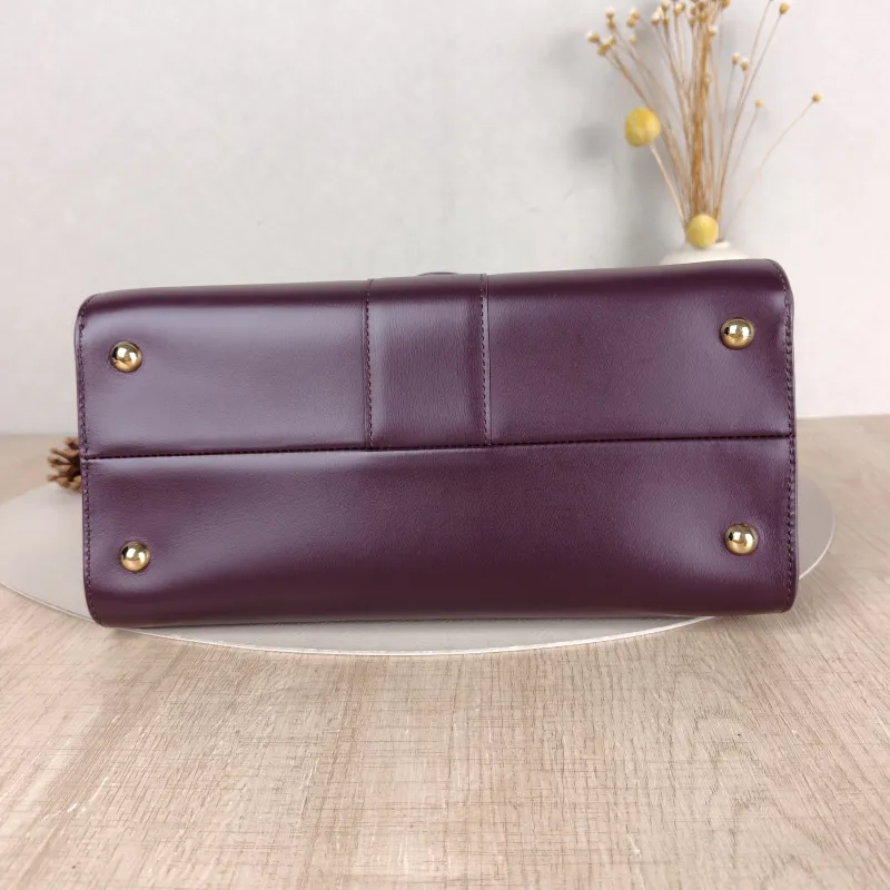 DELVAUX Top Handle Bag Brillant Calfskin Medium 29 × 15 × 22 cm — cover view 4 of 5