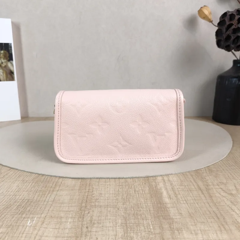 Louis Vuitton Crossbody Bag Diane Baguette Bag Monogram Empreinte Embossed Calfskin nano 19 × 6 × 10.5 cm — cover view 5 of 5