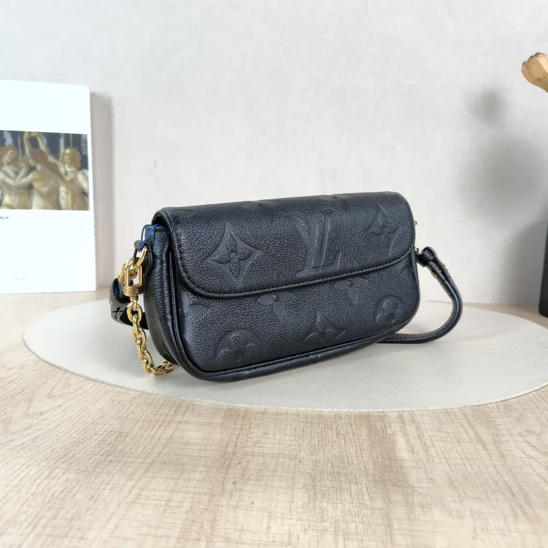 Louis Vuitton Crossbody Bag IVY Black Empreinte Embossed Calfskin Small23.5 × 4.3 × 12 cm — cover view 3 of 5