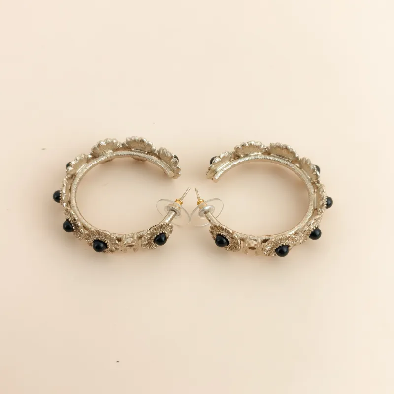 Chanel Earrings Earrings Gold One Size
